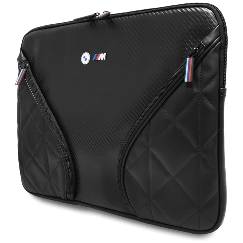 BMW Carbon Pockets & Metal Logo Sleeve - Sleeve for 16" Notebook (Black) 2