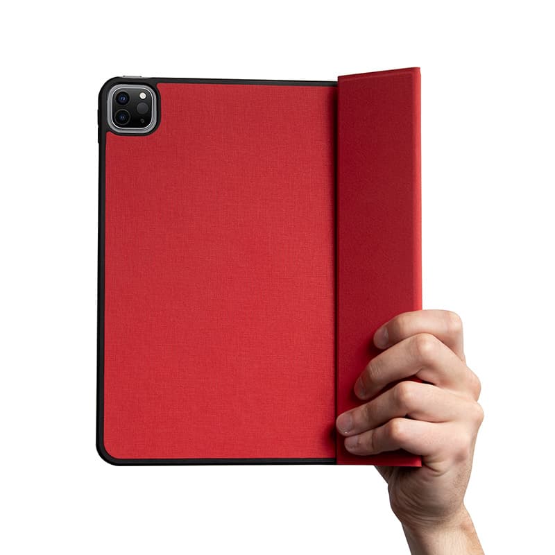 Crong FlexFolio – iPad Air 11” (2026-2024) / iPad Air 10.9” (5th-4th gen.) / iPad Pro 11" (2022-2021) Case with Apple Pencil (Red) 4