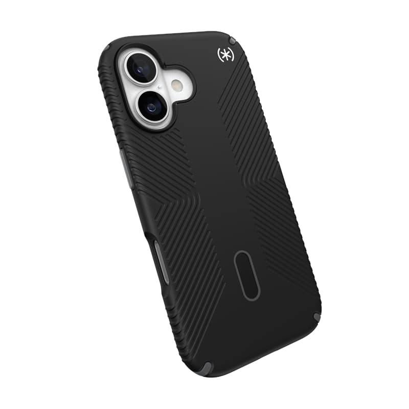 Speck Presidio2 Grip ClickLock & MagSafe - iPhone 17 Case (Black / Slate Gray / White) 7