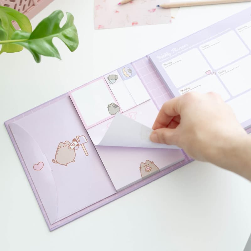 Pusheen - Weekly planner with sticky notes from the Moments collection (19.3 x 16.5 cm) 3