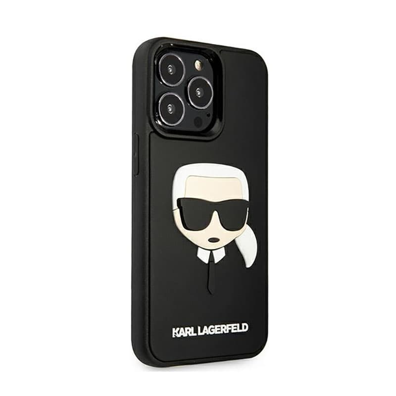 Karl Lagerfeld 3D Rubber Karl's Head - Case for iPhone 13 Pro (Black) 3