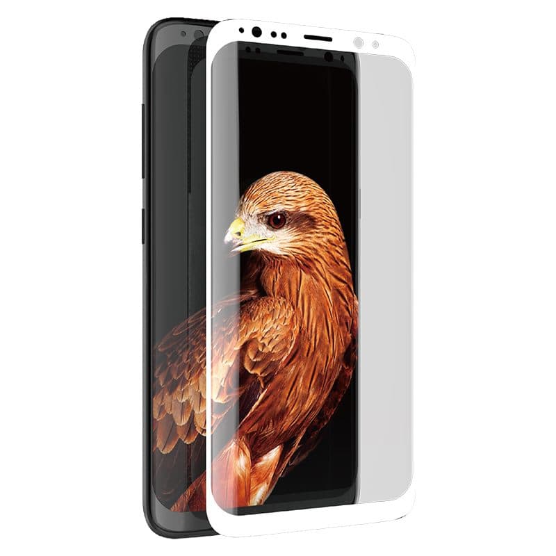 X-Doria Armour 3D Glass - Tempered Glass 9H Screen Protector for Samsung Galaxy S8 (White Edge) 1