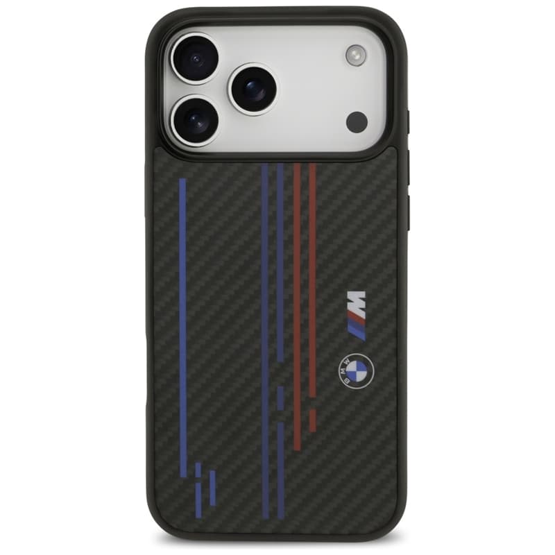 BMW M Kevlar Lines & Logo MagSafe - iPhone 17 Pro Max Case (Black) 3