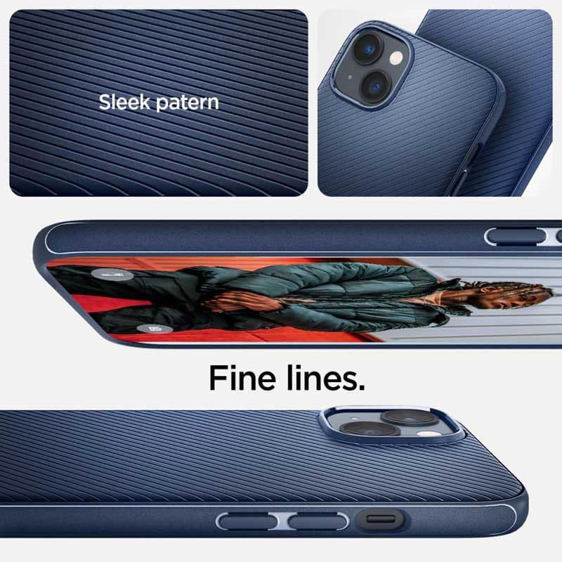 Spigen Mag Armor - Case for iPhone 14 Plus (Navy Blue) 2