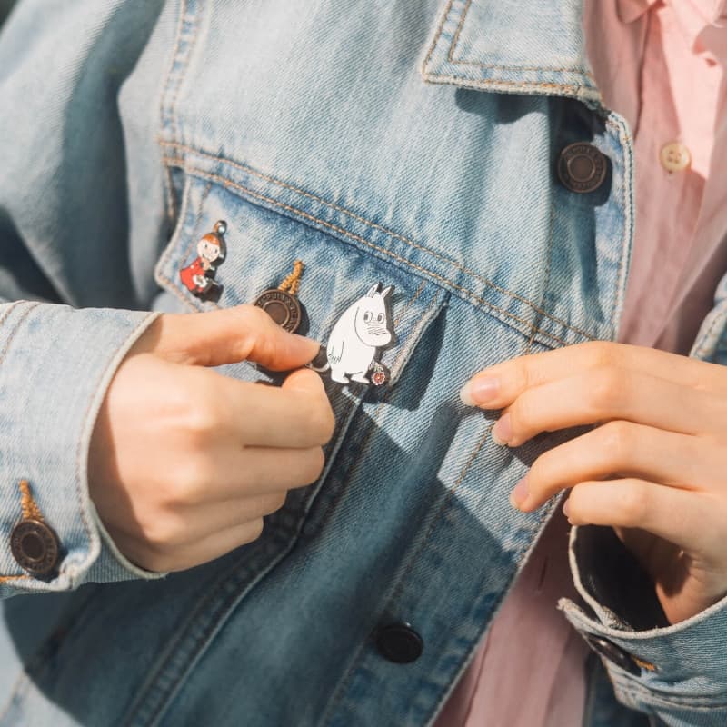 Moomins - Set of 4 Pins for Clothes or Backpack 5