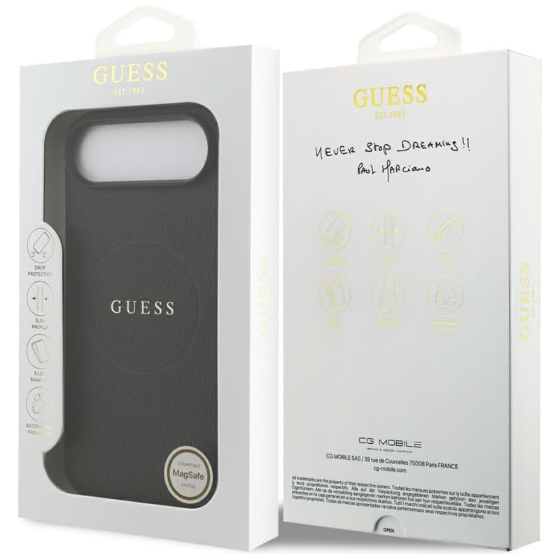 Guess Grained Ring MagSafe - Case iPhone Air (black) 8