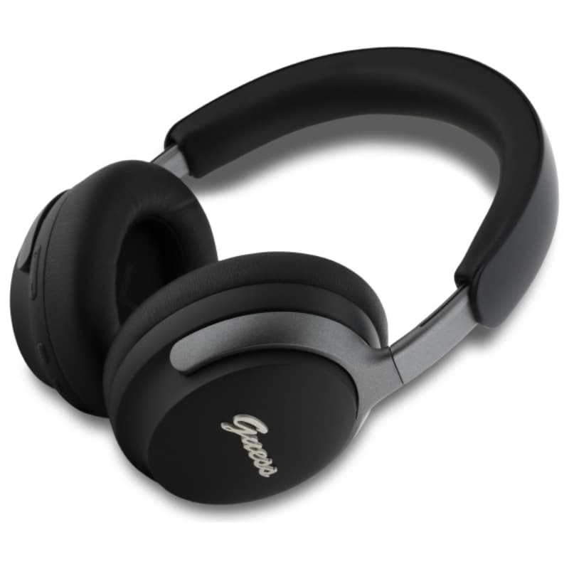 Guess Metal Script Logo - Wireless Over-Ear Bluetooth Headphones ANC + ENC (black) 2