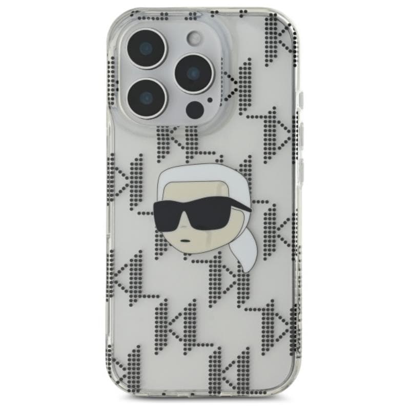 Karl Lagerfeld IML Karl Head Electroplated - Case for iPhone 16 Pro Max (transparent) 3