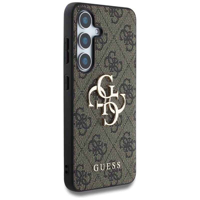 Guess Big 4G Logo Classic Logo - Case for Samsung Galaxy S25+ (brown) 4
