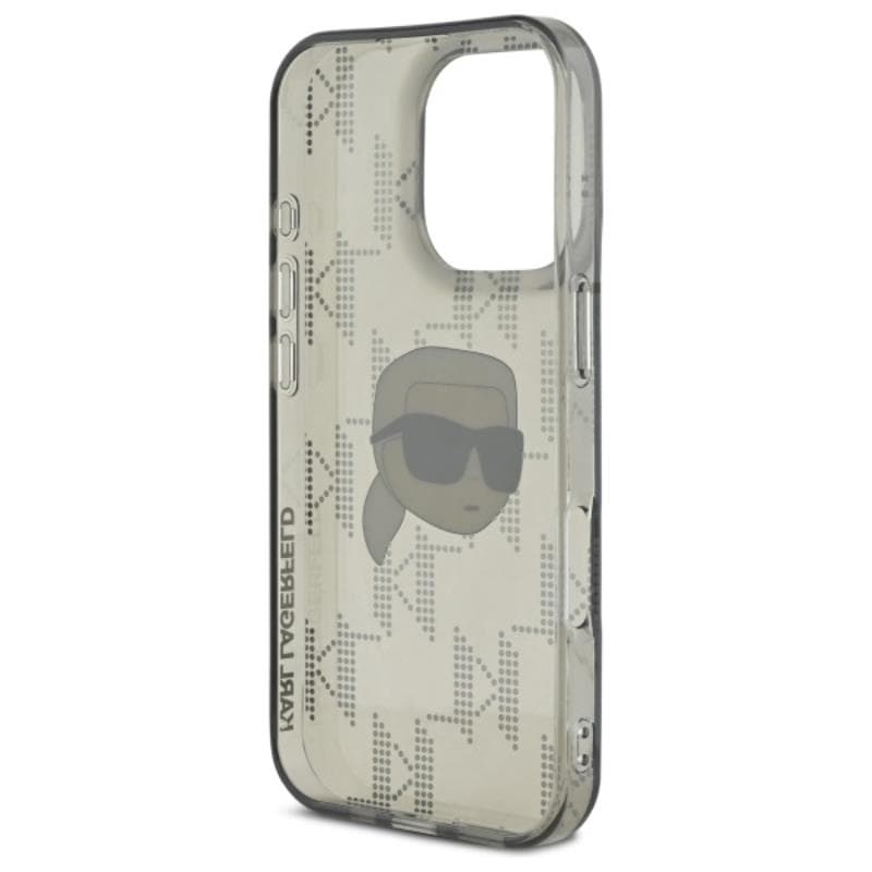 Karl Lagerfeld IML Karl Head Electroplated - Case for iPhone 16 Pro (black) 7
