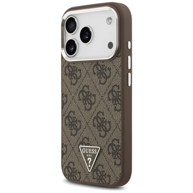 Guess 4G Triangle Logo MagSafe - Case iPhone 17 Pro (brown) 2