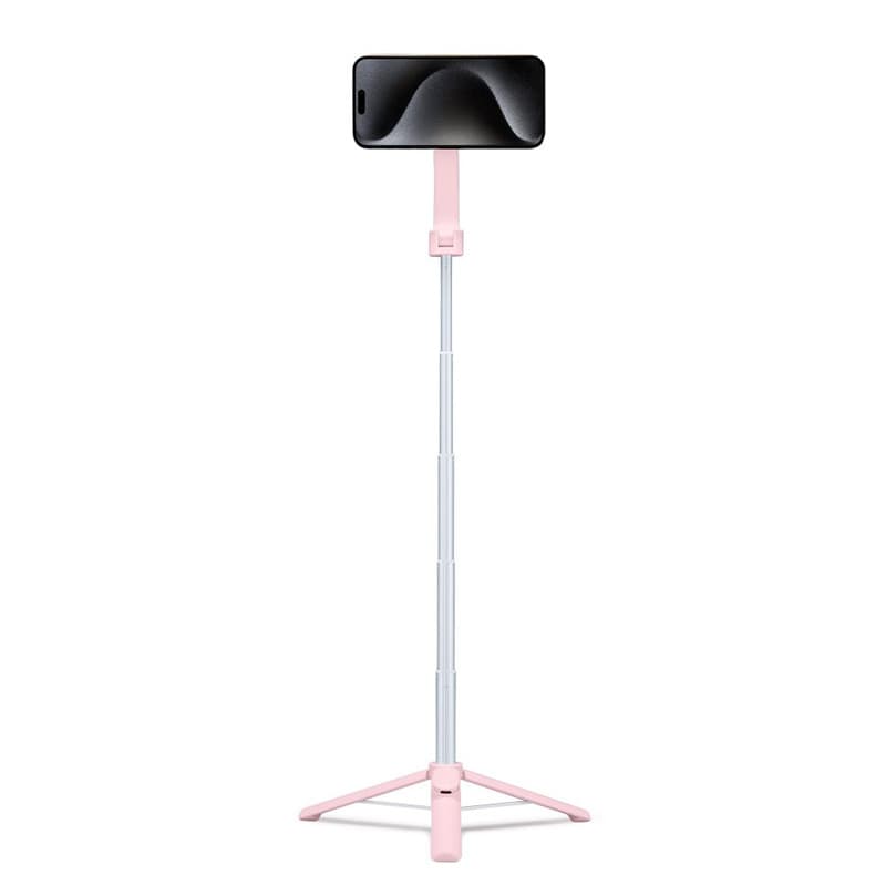 Spigen S570W MagSafe Bluetooth Selfie Stick Tripod - Smartphone tripod / selfie stick holder (Misty Rose). 2