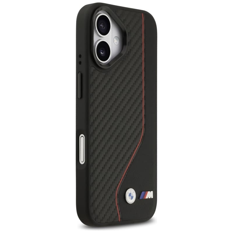 BMW M Carbon Line & Logo MagSafe - Case iPhone 17 (red) 4