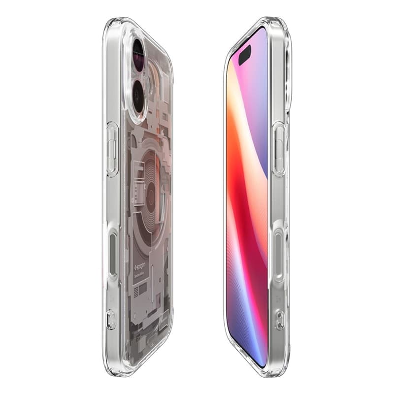 Spigen Ultra Hybrid Mag MagSafe - Case for iPhone 17 (Zero One Natural Titanium)   6