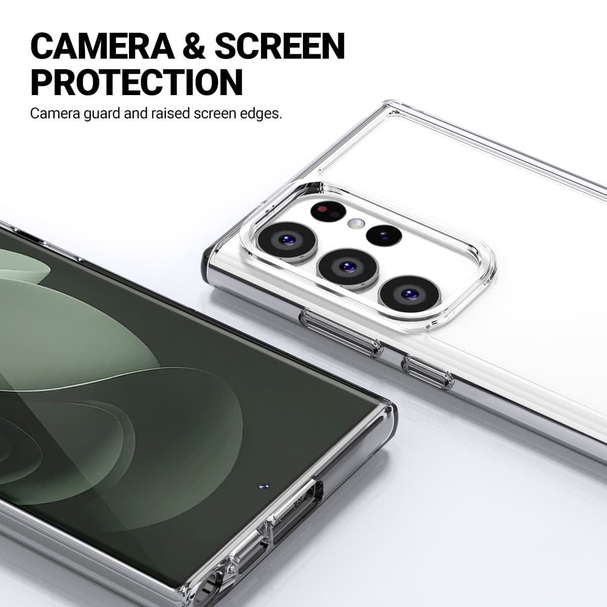 Crong Crystal Shield Cover - Samsung Galaxy S23 Ultra Case (Transparent) 8