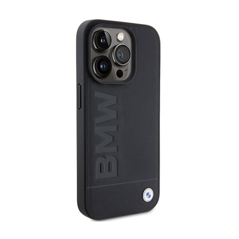 BMW Leather Hot Stamp - Case for iPhone 15 Pro (black) 4