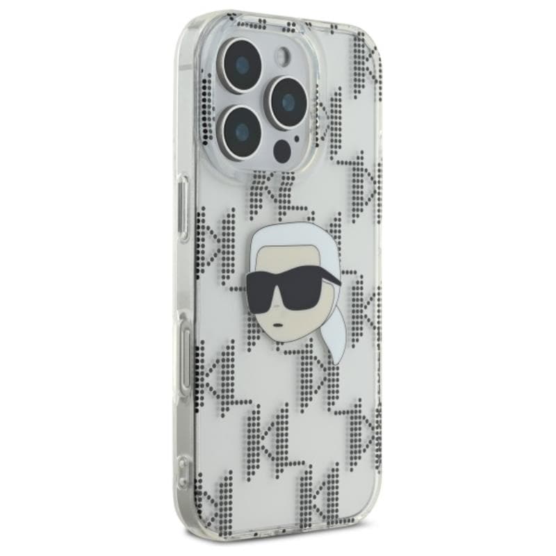 Karl Lagerfeld IML Karl Head Electroplated - Case for iPhone 16 Pro Max (transparent) 4