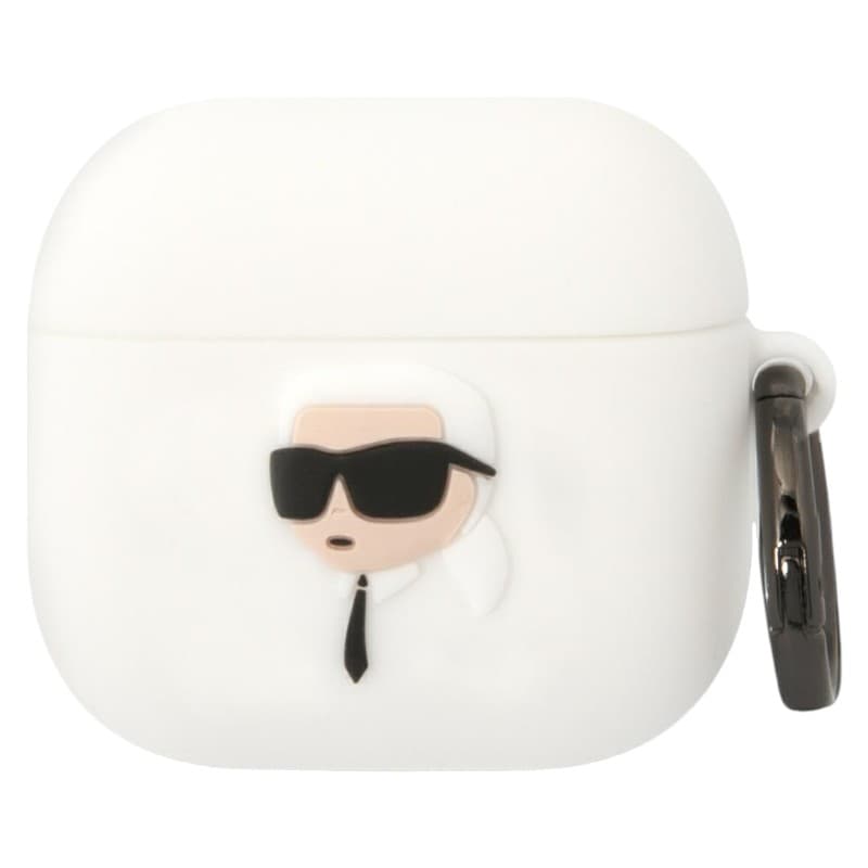 Karl Lagerfeld 3D Silicone NFT - AirPods 4 Case (white)