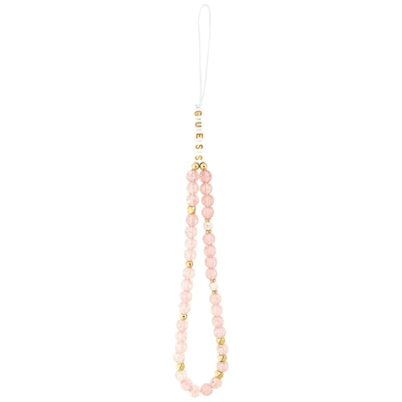 Guess IML Flowers Electro Pearl Strap MagSafe - Case iPhone 17 Pro (pink) 2