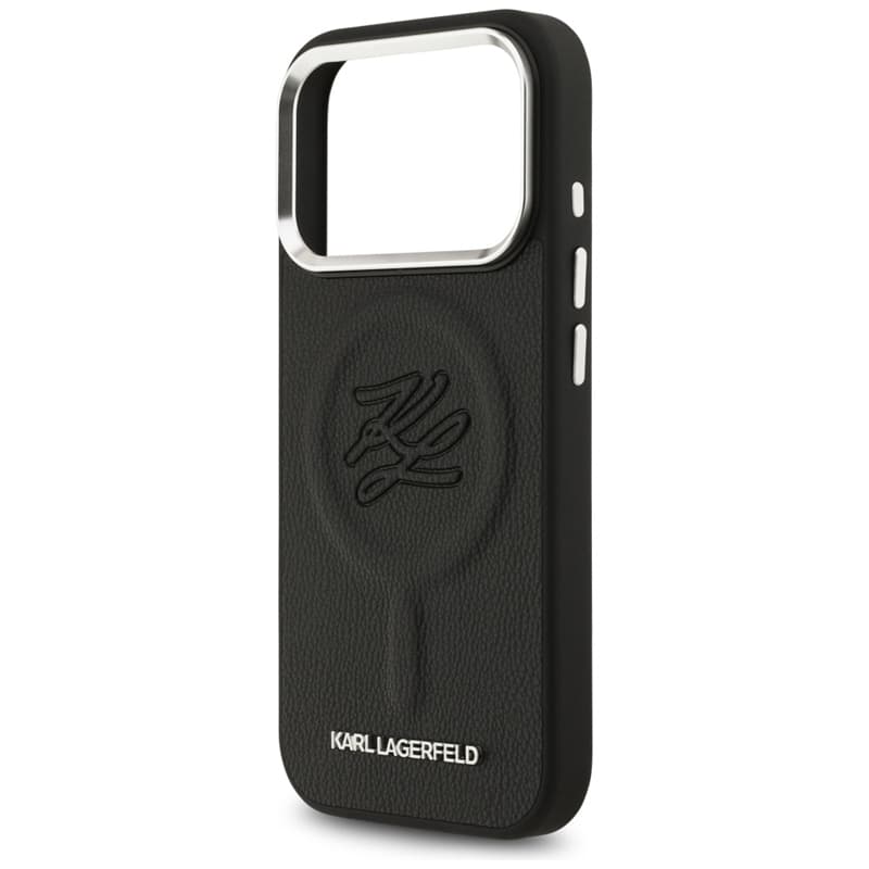 Karl Lagerfeld Initial & Metal Logo MagSafe - Case for iPhone 17 Pro Max (black) 6