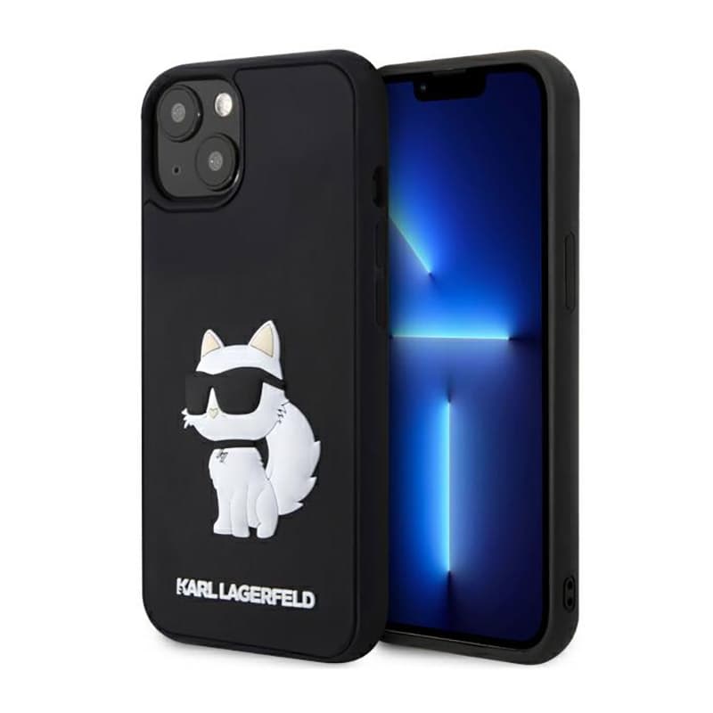 Karl Lagerfeld 3D Rubber NFT Choupette - Case for iPhone 14 (Black)