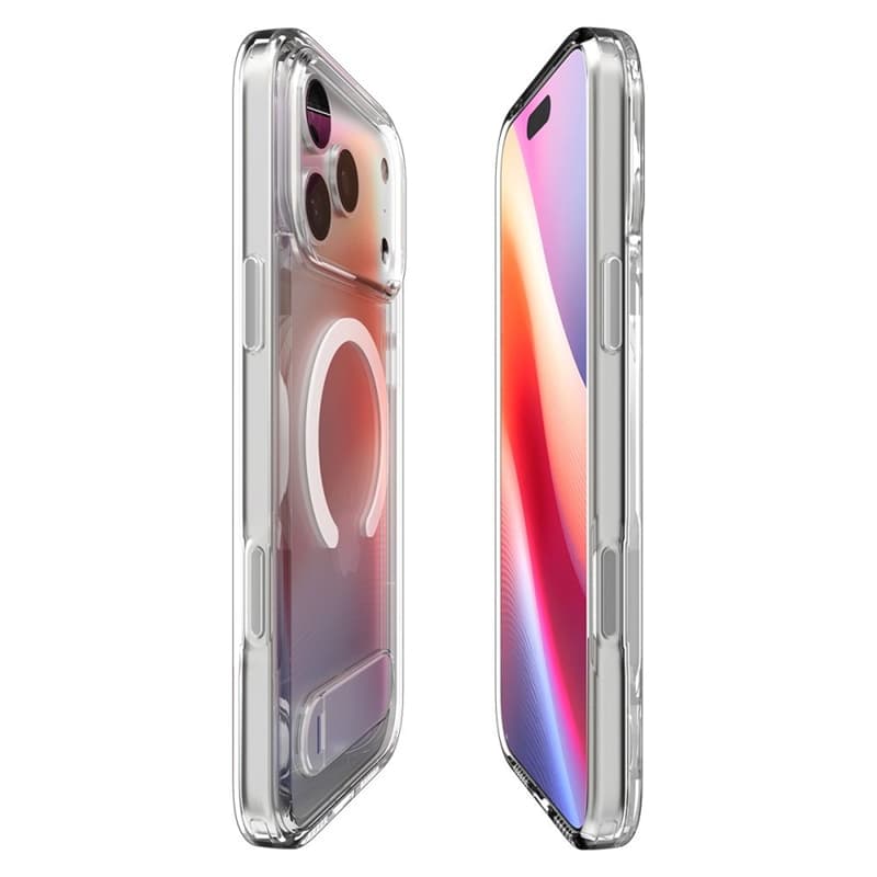 Spigen Ultra Hybrid S Mag MagSafe - Case for iPhone 17 Pro (Clear/White) 5