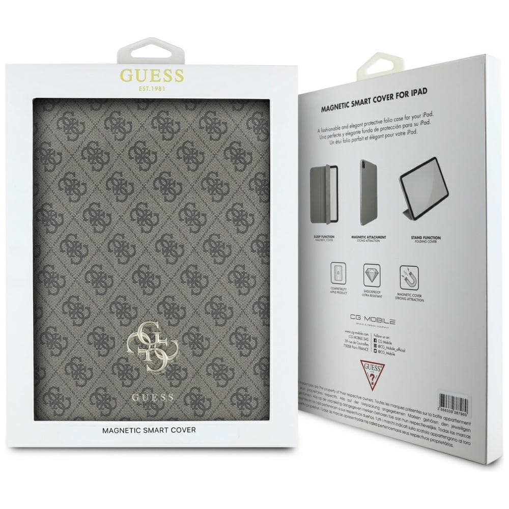 Guess Magnetic 4G Big Logo - Case iPad Air 13" M3 (2025) / iPad Air 13" M2 (2024) (brown) 5