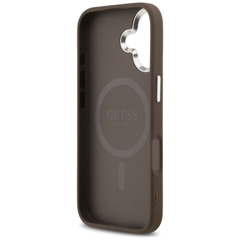 Guess 4G Triangle Logo MagSafe - Case iPhone 17 (brown) 7