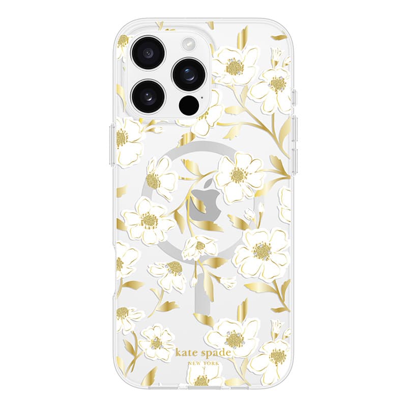 Kate Spade New York Protective Gems MagSafe - Case for iPhone 16 Pro Max (Sunshine Floral) 2
