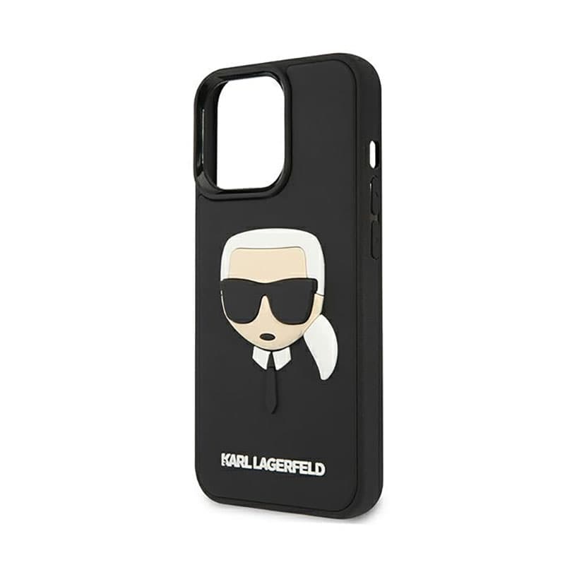 Karl Lagerfeld 3D Rubber Karl's Head - Case for iPhone 13 Pro (Black) 5