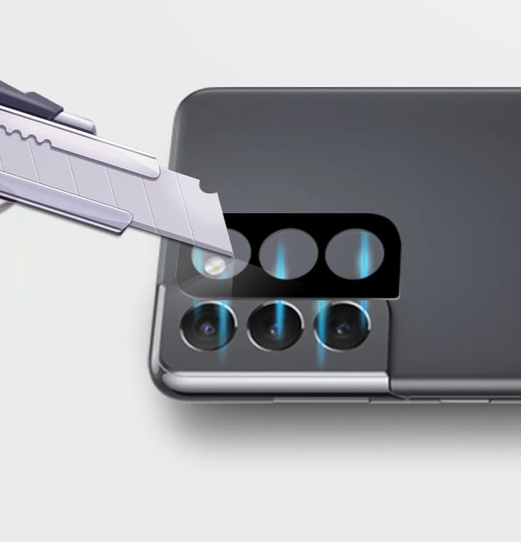 Mocolo Silk Camera Lens Glass - Protective Glass for Samsung Galaxy S22 / S22+ camera lens  4