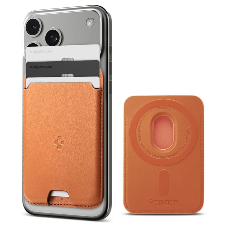 Spigen Valentinus MagSafe - Magnetic Wallet (Metallic Orange) 1