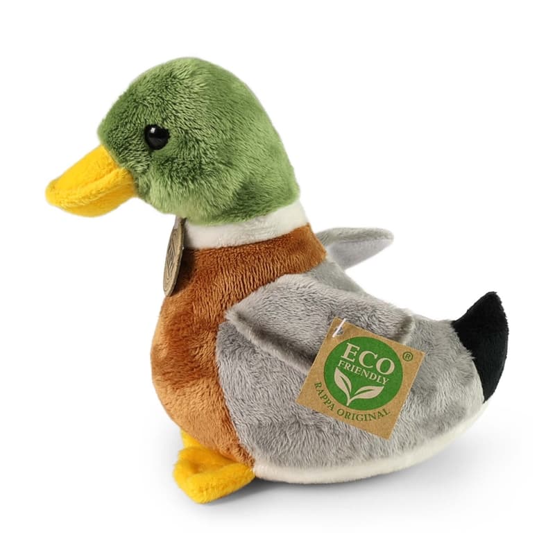 Rappa - Plush Realistic Toy Mallard Duck with Sound 22 cm Eco-Friendly 3