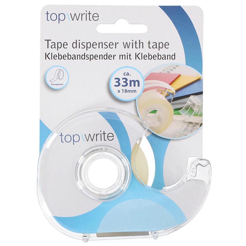 Topwrite - Set of dispenser + adhesive tape 1