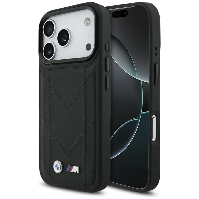 BMW M Quilted Logo MagSafe - iPhone 17 Pro Case (Black) 1