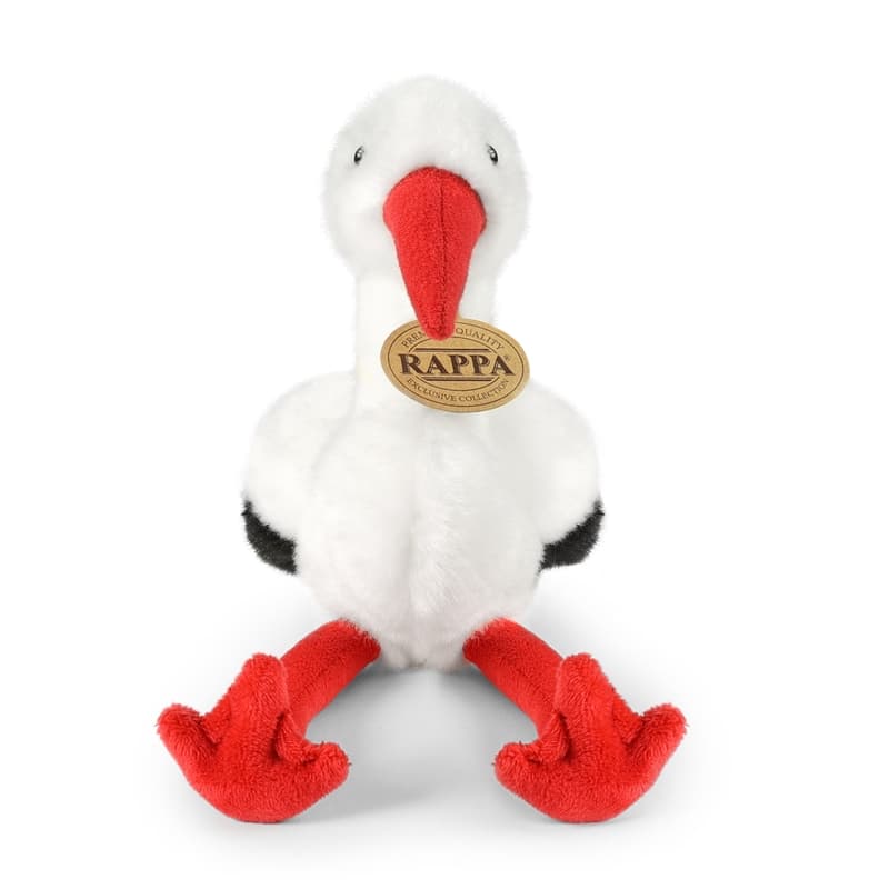 Rappa - Plush realistic stork stuffed animal 20 cm Eco-Friendly 2