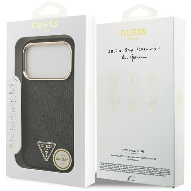 Guess 4G Triangle Logo MagSafe - Case iPhone 17 Pro (black) 8