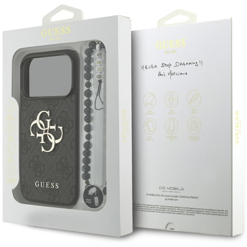 Guess 4G Strap 4G Classic Logo - Case iPhone 17 Pro (black) 8