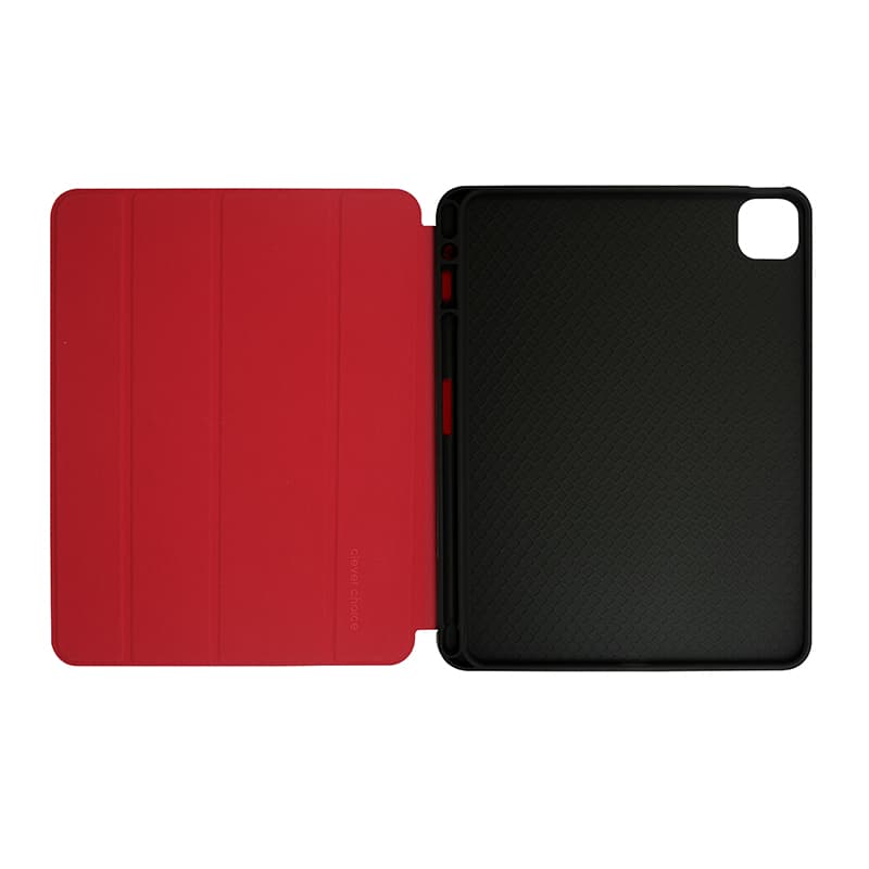 Crong FlexFolio – iPad Air 11” (2026-2024) / iPad Air 10.9” (5th-4th gen.) / iPad Pro 11" (2022-2021) Case with Apple Pencil (Red) 7