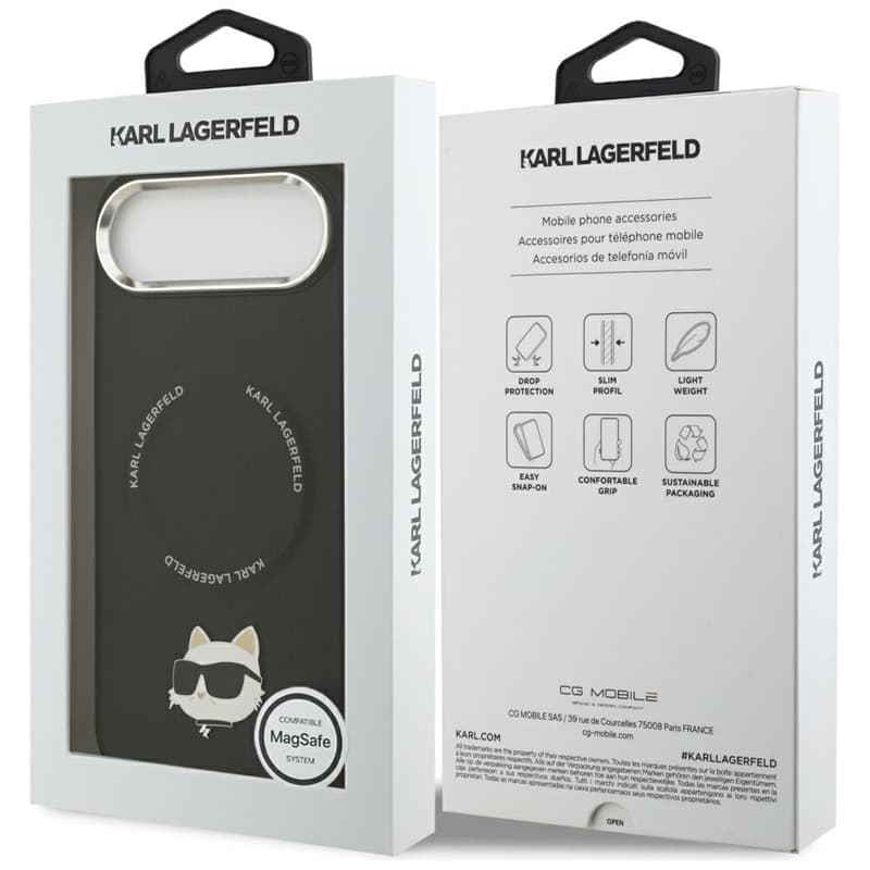 Karl Lagerfeld Choupette Pin MagSafe - Case iPhone Air (black) 8
