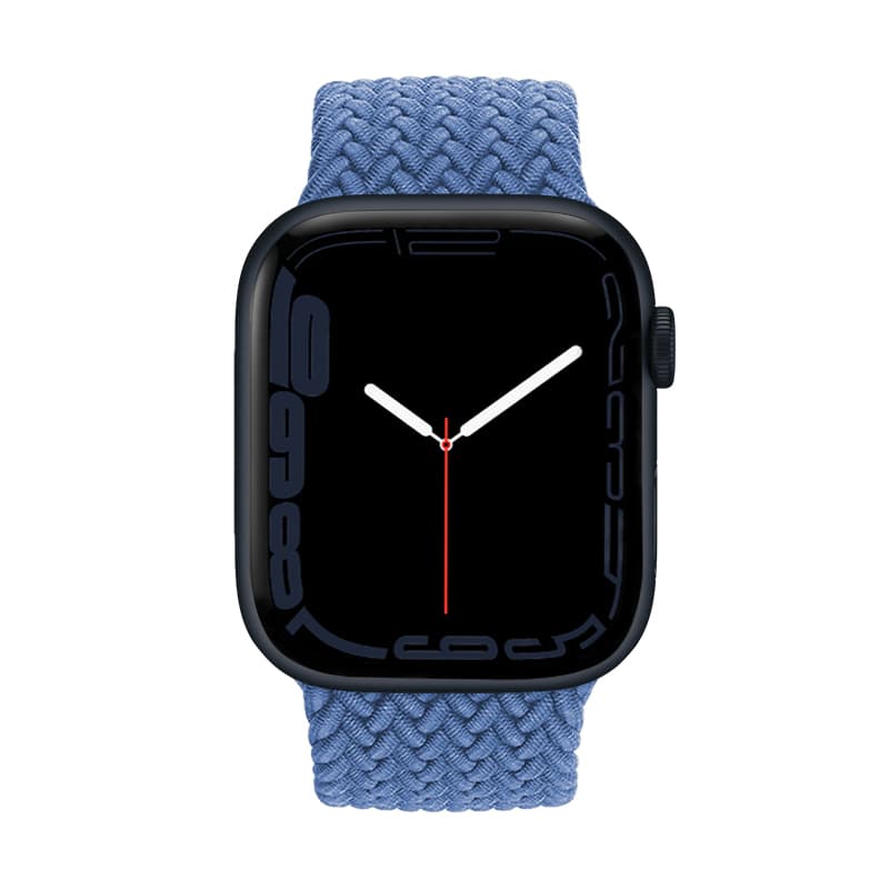 Crong Wave Band – Braided Apple Watch Strap 44/45/46/49mm (Blue) 2