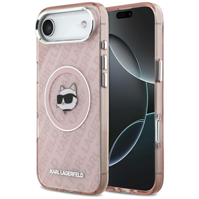 Karl Lagerfeld IML Choupette Head Logo MagSafe - Case iPhone Air (Pink)