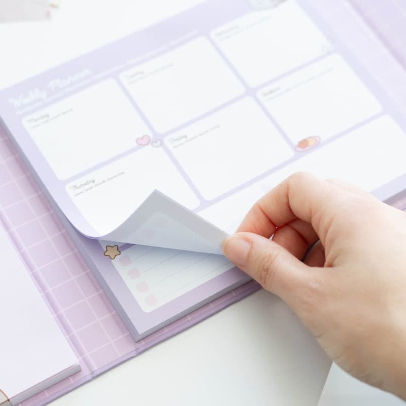 Pusheen - Weekly planner with sticky notes from the Moments collection (19.3 x 16.5 cm) 6
