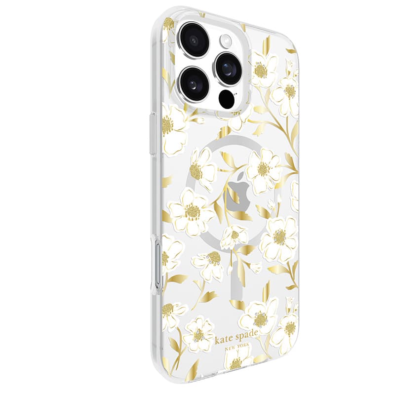 Kate Spade New York Protective Gems MagSafe - Case for iPhone 16 Pro Max (Sunshine Floral) 3