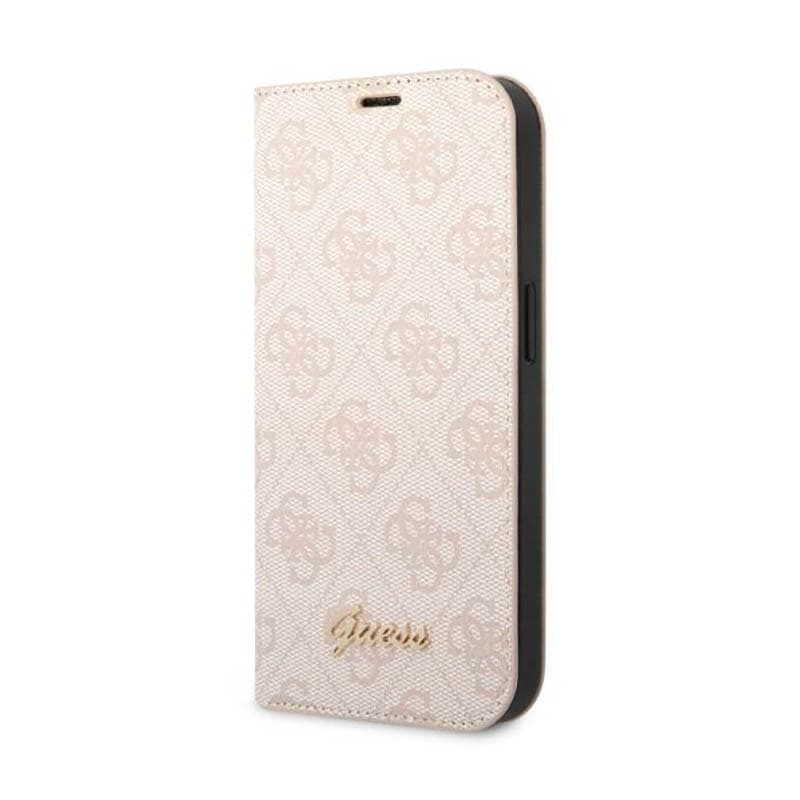 Guess 4G Metal Camera Outline Booktype Case - Case for iPhone 14 Pro Max (Pink)