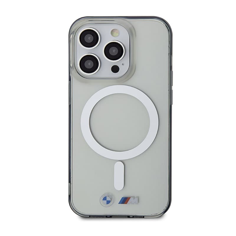 BMW Silver Ring MagSafe - Case for iPhone 14 Pro (Transparent) 3