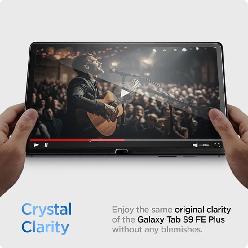 Spigen Glas.TR Slim - Tempered glass for Samsung Galaxy Tab S9 FE+ 12.4" 8