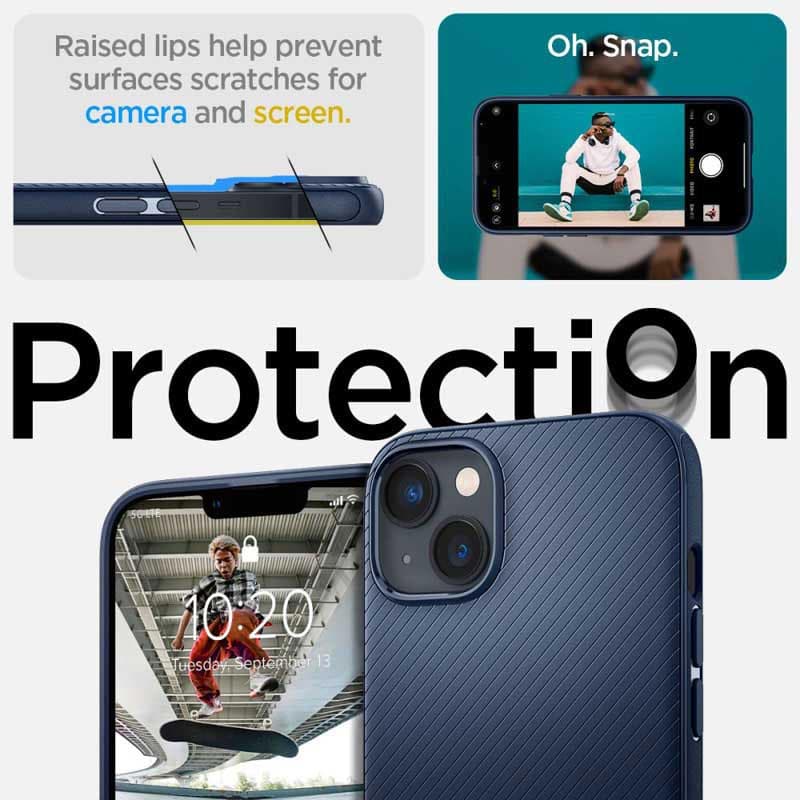 Spigen Mag Armor - Case for iPhone 14 Plus (Navy Blue) 4