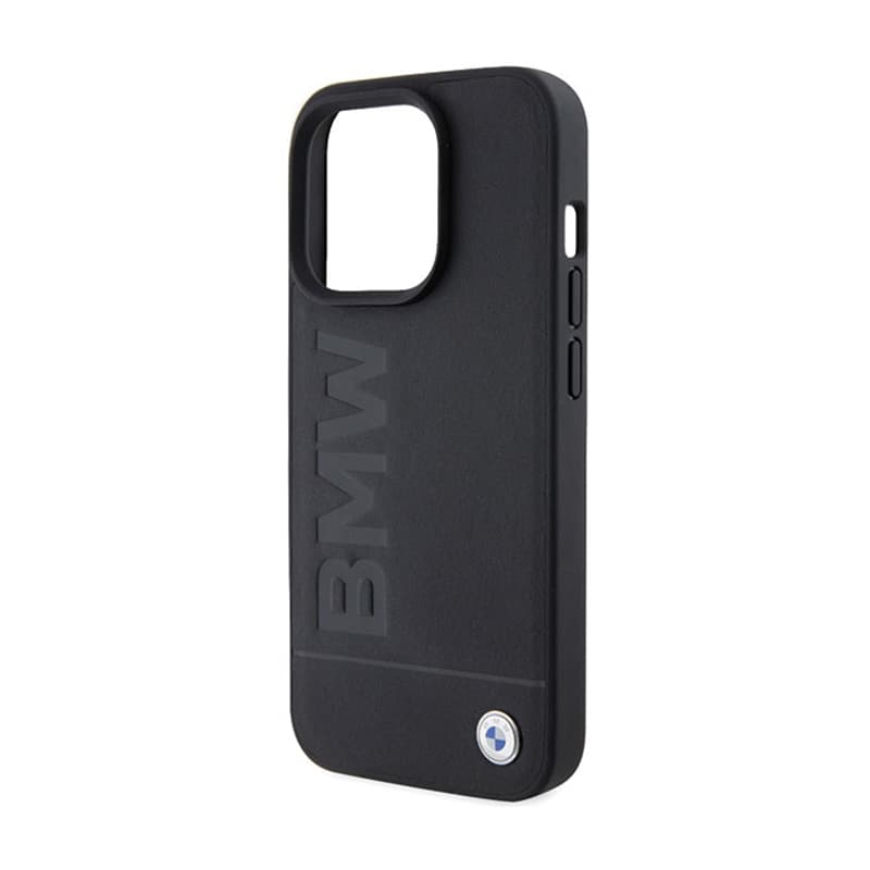BMW Leather Hot Stamp - Case for iPhone 15 Pro (black) 6