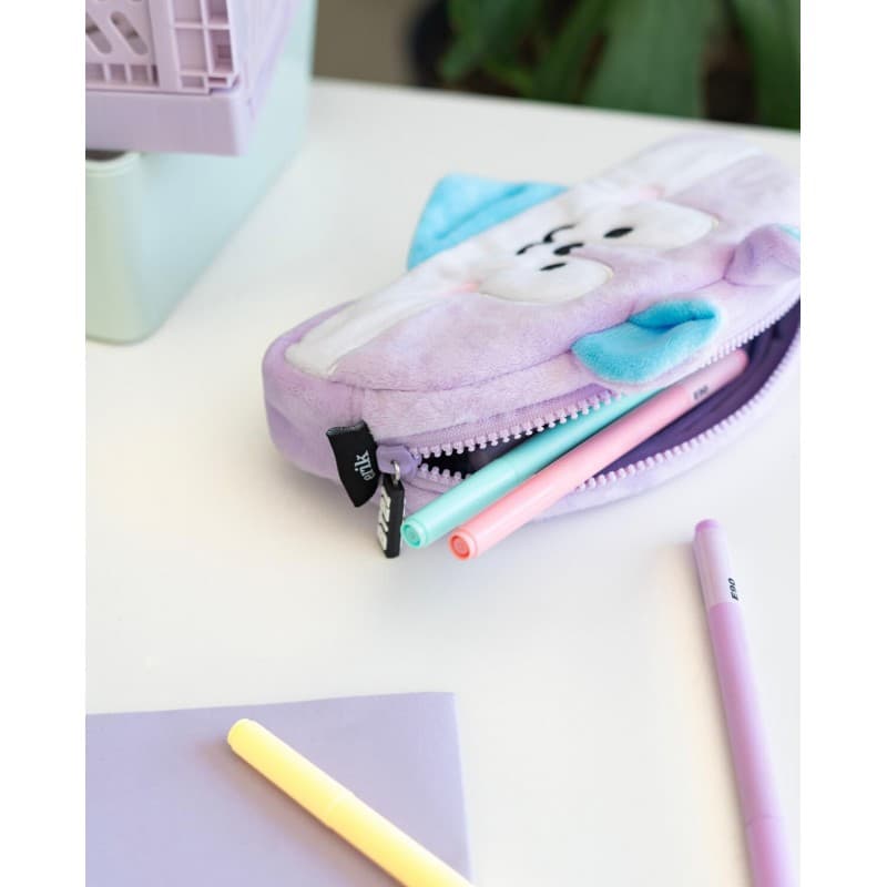BT21 - INSIDE MANG plush pencil case for utensils 5